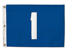 # Nylon Flag Blue/W 1-9