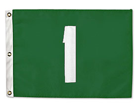 # Nylon Flag Green/W 10-18