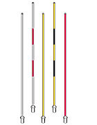 Royaline 7.5' White/Red Pole   (GE300-26101      )