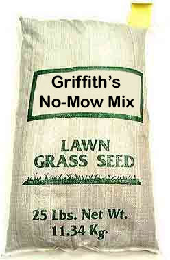 "No Mow" Mix Grass (25 Lb.Bag)<br>New 4-5#/1000' Over:2-3#/1000'