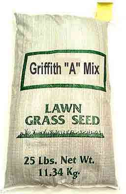 Griffith A-Mix Grass Seed     <br>New:8#/1000 Sq.Ft:Over:5#/1000