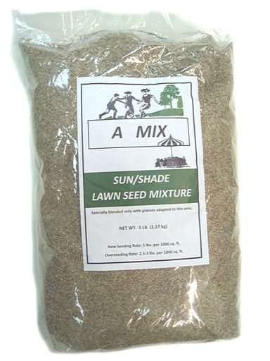 Griffith A-Mix Grass Seed 5lb.<br>New:8#/1000 Sq.Ft:Over:5#/1000