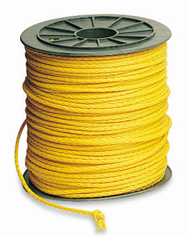 Standard 1/4"Yellow Poly 1000'<br>Rope                           (TES-37100                )