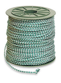 Standard 1/4"Grn/Wht Poly1000'<br>Rope