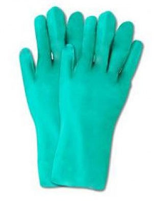 Std. Nitrile Gloves (Xl)12/Box<br>Green ( Chemical Resistant )